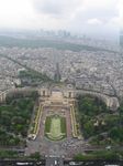 View from the third floor of the Eiffel's tower